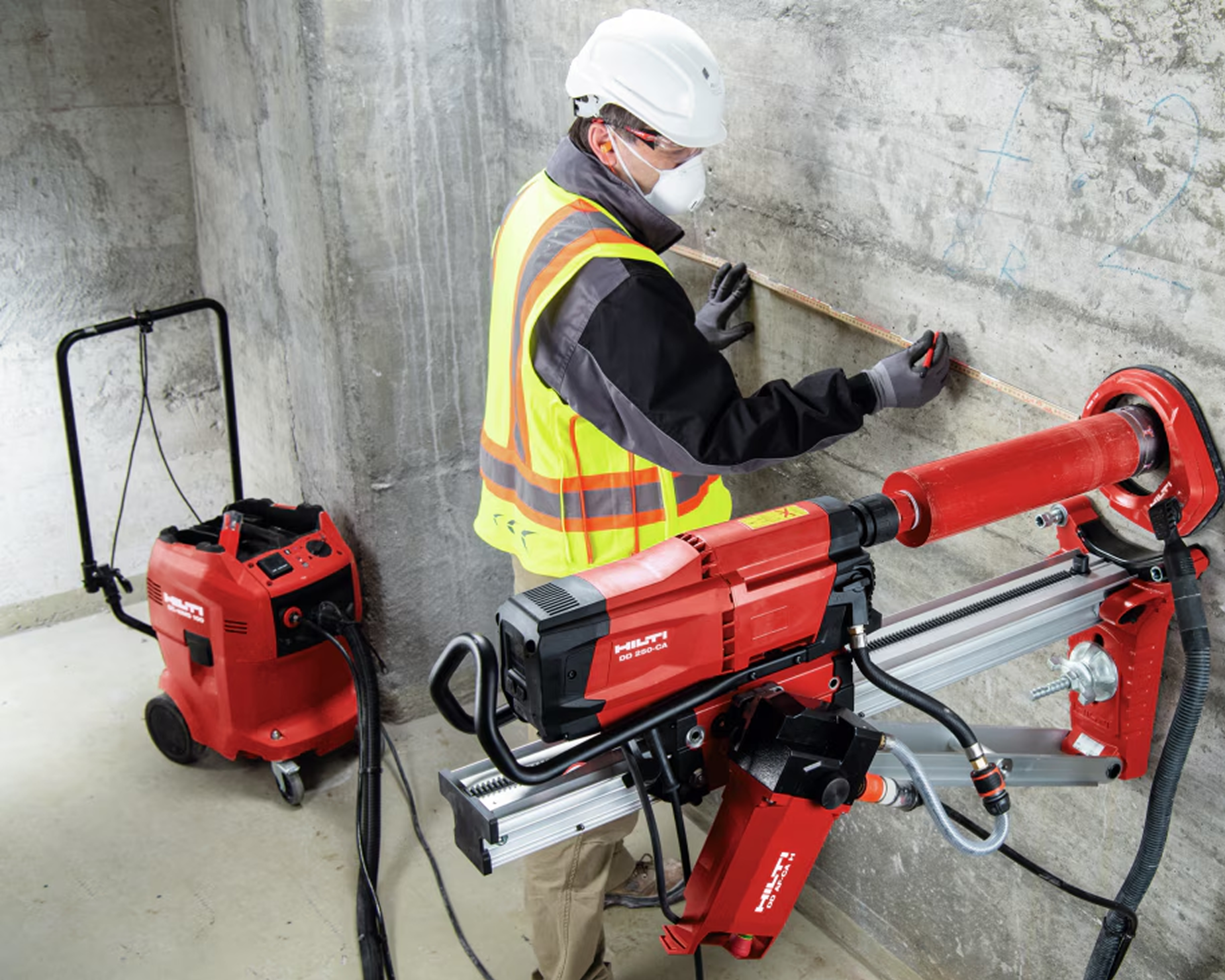 Redcore concrete cutting service in action